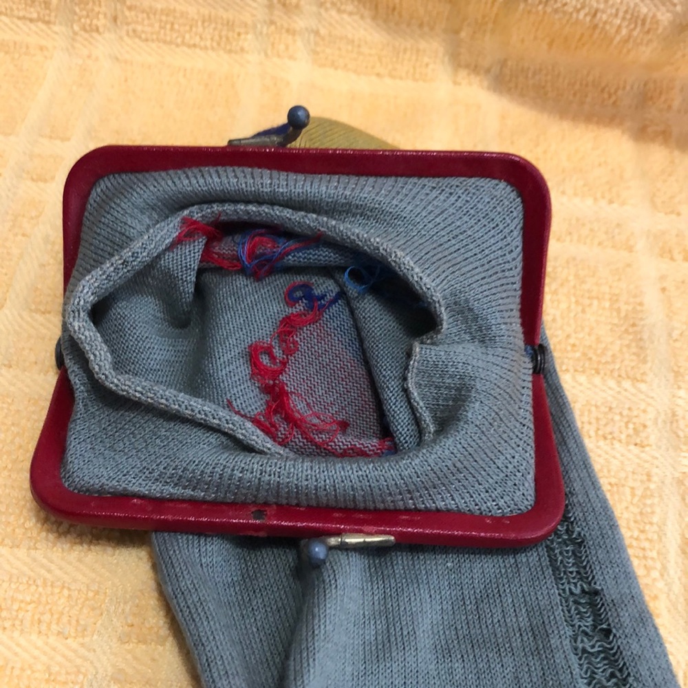 Vintage Sock Change Purse - Picture 3 of 4